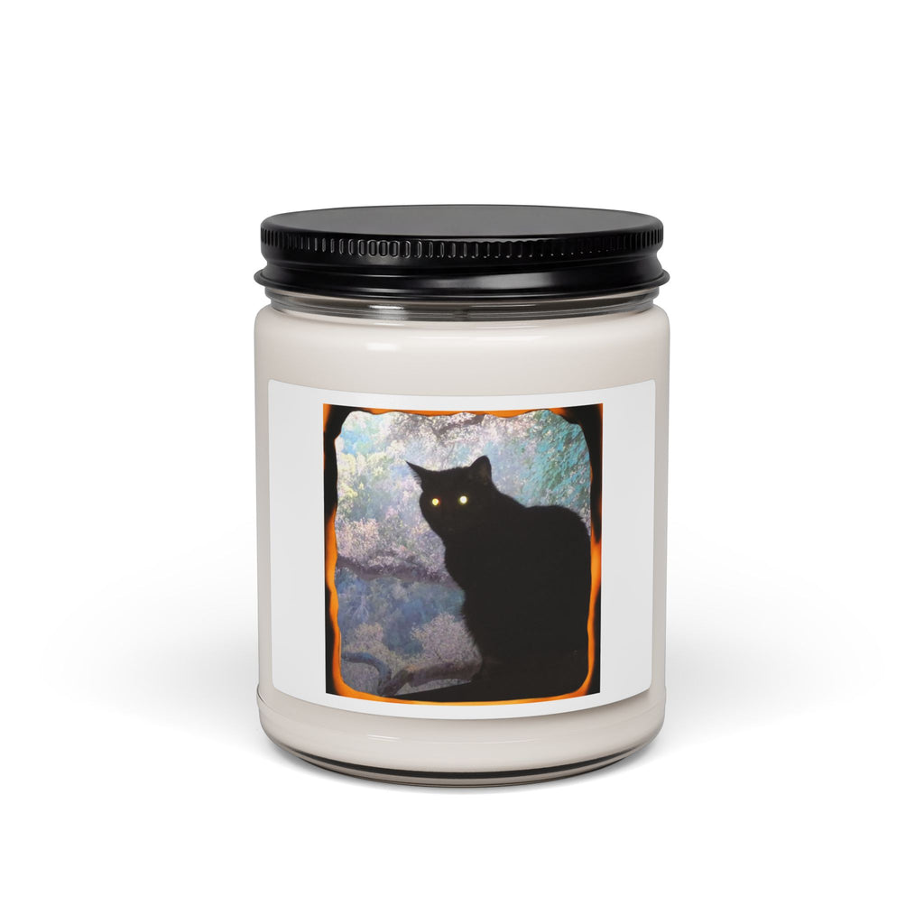Black Cat Soy Candle – 9oz Scented Jar Candle
