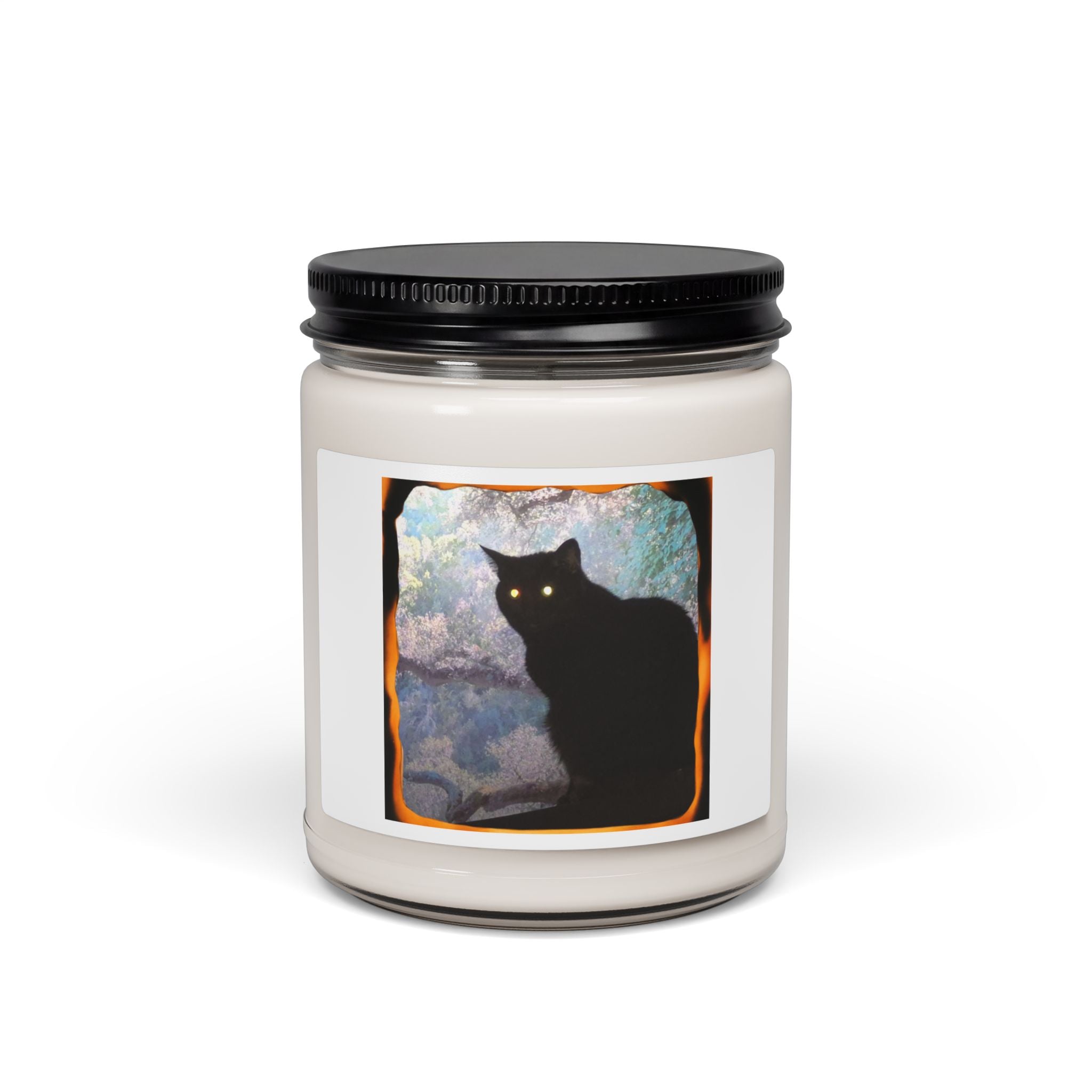 Black Cat Soy Candle – 9oz Scented Jar Candle